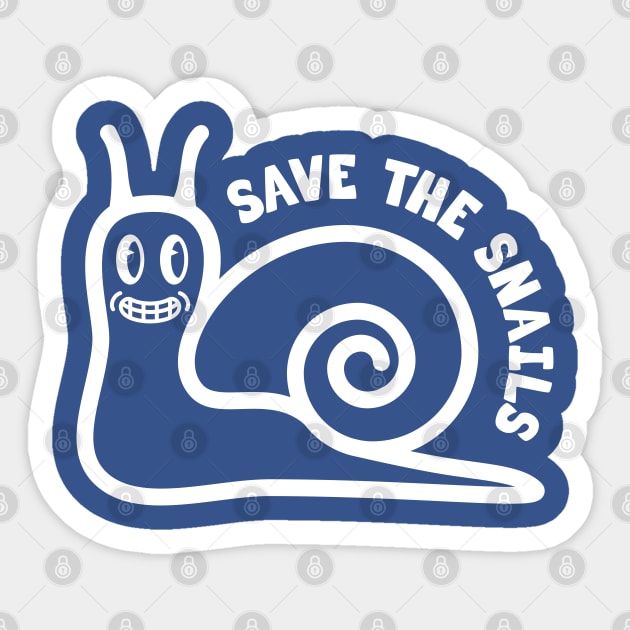 Save the Snails Sticker by Barn Shirt USA